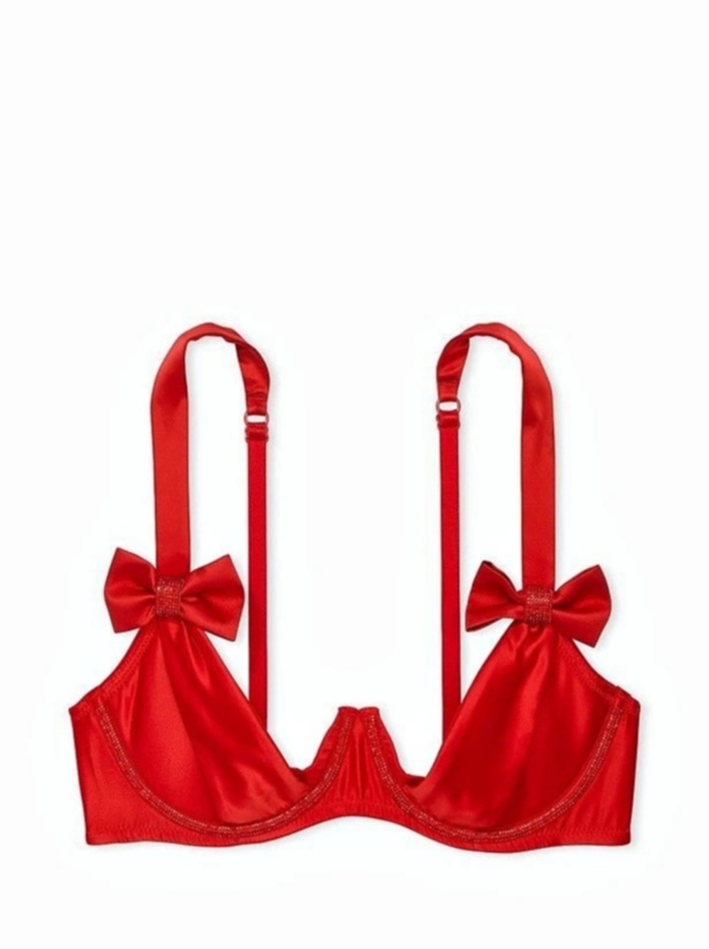 Victoria’s Secret Sexy Red Rhinestone Bra